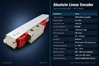 Encodeur linéaire absolu JFT-10, résolution 2,5 nm, déplacement linéaire avec sortie BISS/SSI