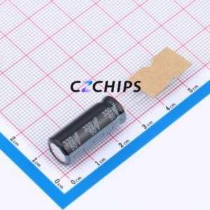 ตัวเก็บประจุอิเล็กโทรไลต์อะลูมิเนียมแบบ Through-Hole รุ่น EEU-FR1H331LB ขนาด D10xL25 มม. 330uF 20% 50V 1.505A-120Hz - Product Image 1