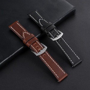 Cinturino in vera pelle a sgancio rapido <span class=keywords><strong>per</strong></span> orologi sportivi Cinturino in pelle Cinturino in pelle Pazzo 18 20 22 24mm - Product Image 4