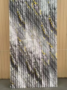 Novo Design de Painel de Parede WPC à Prova de Umidade e Impermeável na Cor Mármore Dourado para Decoração de Paredes - Product Image 2