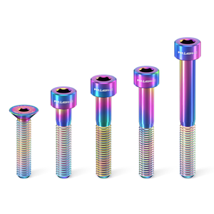 RISK M6x30/35/40mm cubierta de grupo de tazón tornillo de cubierta de manillar de aleación de titanio tornillo de fijación de freno de disco extendido accesorios de ciclismo - Product Image 1