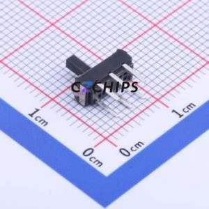 SS-3235D-02-L3 Slide Switch Through hole Component (THT) Switch Double Pole Double Throw Rectangle Pin Header PC Pin 9mm - Product Image 2