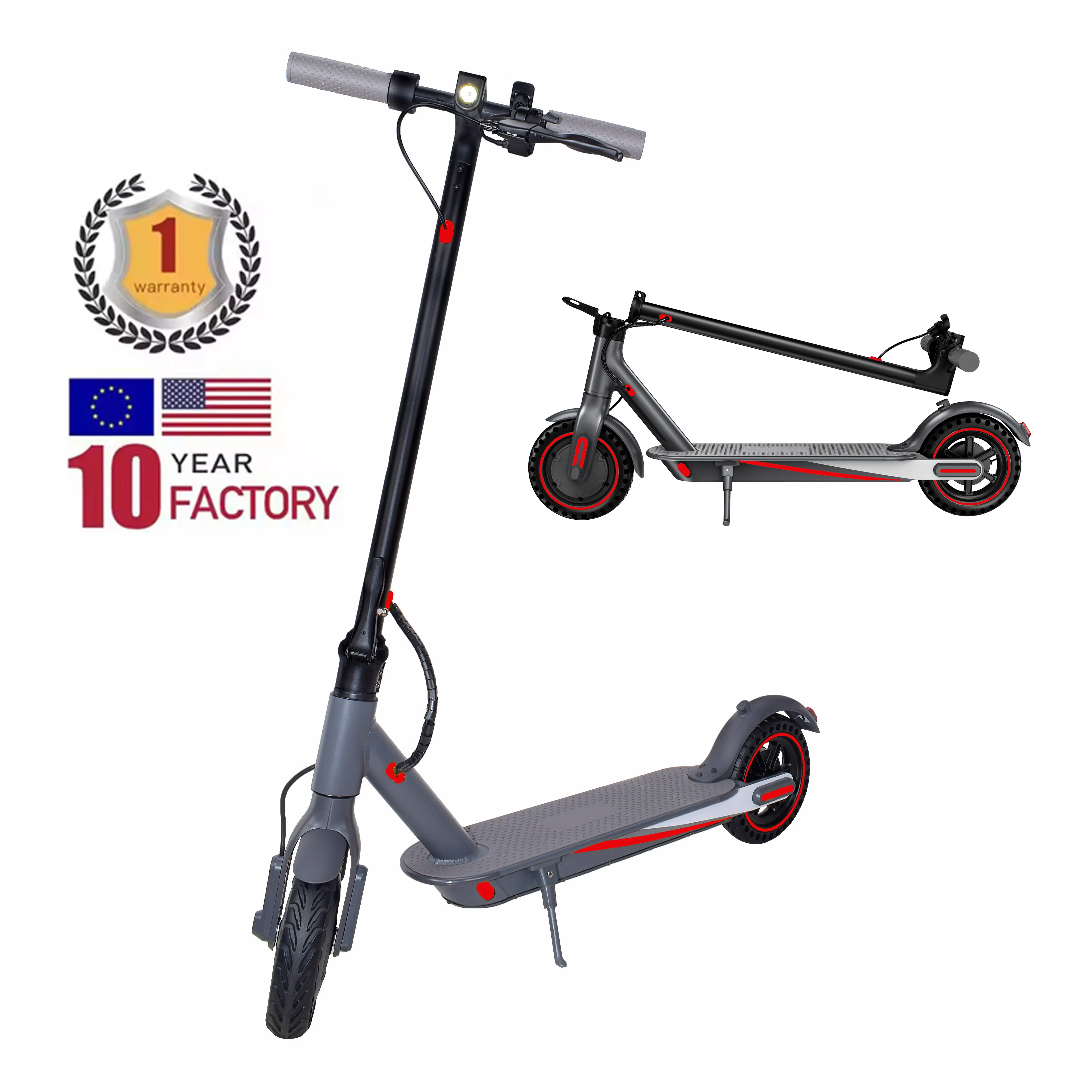 Hot Selling Brand New Original Factory 20-30km/h 350w Scooter Electric V8 with EU USA Warehouse