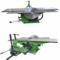 Scie à table et dégauchisseuse multifonctionnelle pour le travail du bois, moteur 220V 1.1kW, largeur de travail maximale 150mm
