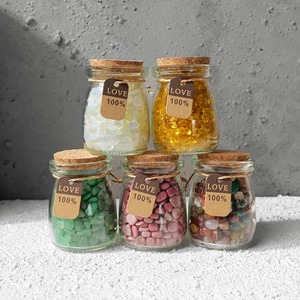 Bottiglia dei Desideri in Cristallo Naturale, Ghiaia Degaussante, Polvere di Ametista Bianca, Minerali Standard all'Ingrosso dalla Cina per Matrimoni e Compleanni - Product Image 2