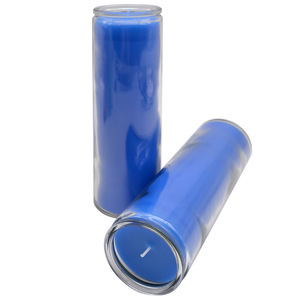 Nhà Máy Bán Buôn Tôn Giáo Nhà Thờ 7 Ngày Nến Thủy Tinh Màu Với Giá Thấp - Product Image 3