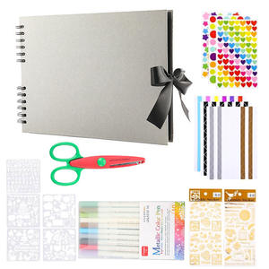 Álbum de Fotos Myway Scrapbook de 80 Páginas con Cierre de Cinta en Espiral y <span class=keywords><strong>Kit</strong></span> de <span class=keywords><strong>Scrapbooking</strong></span> para Baby Shower, Graduación, Libro de Recuerdos - Product Image 5