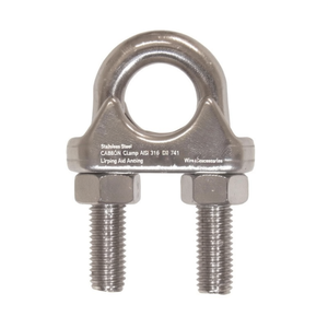 Ttake Stainless Steel <b>U</b>-Bolt <b>Clamp</b> AISI 316 DIN 741 Lifting And Anchoring Accessories - Product Image 2