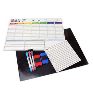 Manufacturer Reusable Custom Magnetic Dry Erase <b>Calendar</b> Monthly Planner Fridge <b>Calendar</b> With Magnet and Pen - Product Image 6