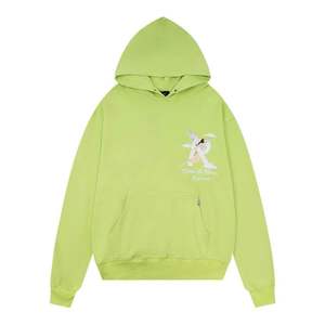 Nueva Sudadera con Capucha Holgada Estampada Angel R-Word High Street para Hombre y Mujer, Estilo Pareja REP - Product Image 4