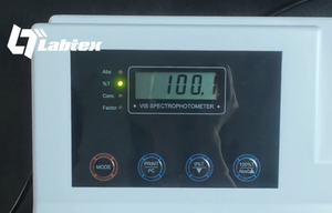 실험실 가시 분광계 기계 화학 테스트 195-1020nm 광도계 액막 수동 용 LABTEX UV VIS 분광도계 - Product Image 5