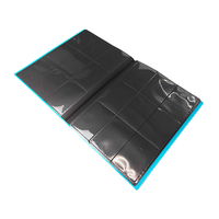 20 Carpetas para Tarjetas Coleccionables de PP Mate Azul con 9 Bolsillos, Capacidad para 360 Tarjetas, Tipo para Yugioh y Álbum de Fotos de Colección Mon