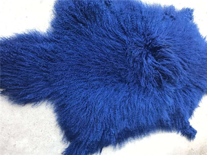 Alfombra de Piel de Cordero Tibetano Auténtica, Manta de Piel de <span class=keywords><strong>Cabra</strong></span>, Piel de Oveja con Pelo Rizado - Product Image 3