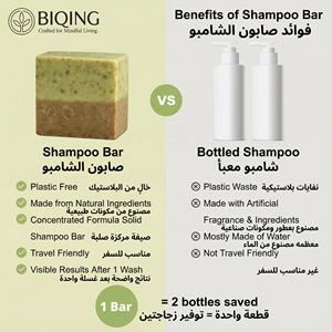 Barra de Champú Anticaída con Jengibre, Jabón Calmante para el Cuero Cabelludo con Artemisia, Barra Limpiadora Capilar Natural con Bayas de Jabón para Reparación del Cabello Fino - Product Image 6