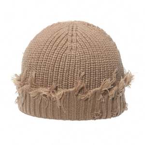 New Style Popular Autumn Winter Broken Knitted Acrylic Unisex Business Fashionable Cold <b>Hats</b> High Quality - Product Image 6
