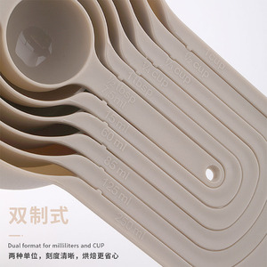 Ensemble de cuillères doseuses Friends, 6 pièces, en plastique de qualité alimentaire, pour la pâtisserie, le café, le lait et le thé - Product Image 4