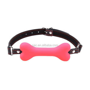 SacKnove 51033 seks dewasa Slavetoys seksi Bdsm ikatan wanita tulang anjing silikon Gag mulut terbuka untuk pasangan - Product Image 5