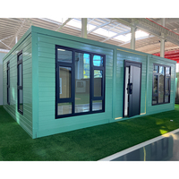 Casa Prefabricada Expandible de 20, 30 y 40 pies, Panel Sándwich de Acero Transpirable, Contenedor Plegable, Casa Móvil Tipo Granny Flat de Lujo