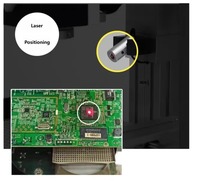 Stasiun Solder Rework BGA Bertenaga Plug DH-5880 dengan Kontrol Temperatur Independen Mesin Solder Perbaikan Elektronik