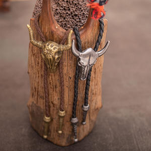 إكسسوارات سبيكة رأس الثور الشخصية الأمريكية ، قلادة ربطة عنق البولو عبر الحدود - Product Image 4