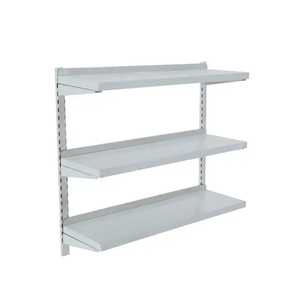 Étagère murale en acier inoxydable à deux niveaux pour la cuisine ou la restauration - Product Image 3