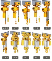 Nouvelle palan électrique à chaîne de 1, 2 et 3 tonnes avec chariot manuel pour usine de fabrication 220V/380V certifié ISO CE