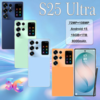 Téléphone Android haut de gamme S25 Ultra débloqué, écran OLED 1440*3120, réseau mondial pour fabricants de téléphones mobiles en gros