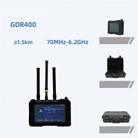Détecteur de drone portable à balayage automatique 70MHz-6.2GHz Détection de drone FPV à radiofréquence 2KM