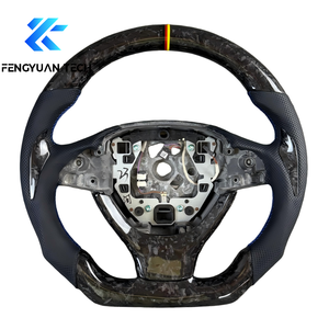 Volante de Fibra de Carbono Personalizado para BMW <span class=keywords><strong>F</strong></span> 316i 320i 328i F30 F20 F21 F22 F30 F31 F32 F33 F34 X3 X4 X5 X6 <span class=keywords><strong>520</strong></span> 525 530 - Product Image 4