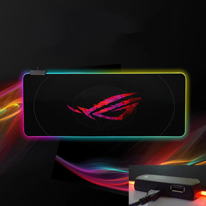 Qlm mới không thấm nước LED lớn Chuột chơi game pad bền mở rộng lớn Chuột chơi game pad RGB Chuột chơi game pad - Product Image 4