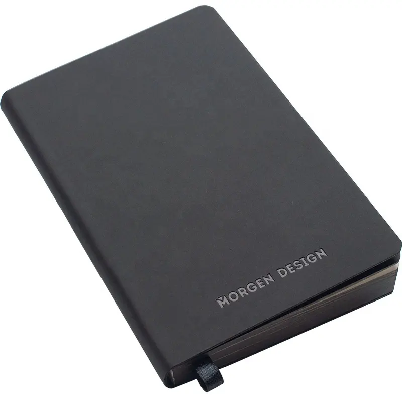 Copllent Business Pu cuero cuaderno pequeño libro A6 portátil Simple negocios papelería personalizada Bloc de notas
