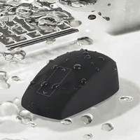 Mouse Silikon LED USB Nirkabel RF Tahan Air, Dapat Dicuci, Dapat Didesinfeksi, Sentuh & Gulir, IP68, Medis & Industri, 2.4G