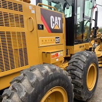 Niveleuse à moteur CAT d'occasion de haute qualité, engin de construction d'origine, en bon état, vendue à bas prix.
