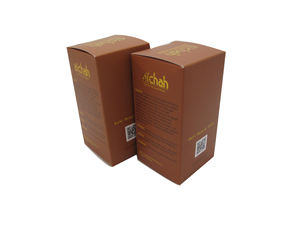 Boîte cosmétique personnalisée boîte de papier d'estampage en feuille d'or pour la peau des ongles huile d'argan marocaine biologique - Product Image 6