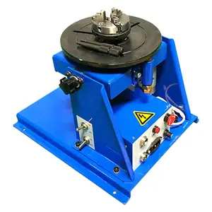 10kg Welding Turntable Rotary Welding Positioner with 65mm Chuck and Foot Pedal for Efficient Positioning