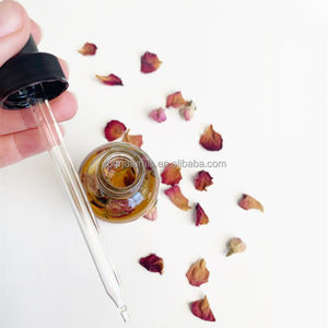 Etiqueta privada 50ml Aceite líquido multiusos de rosa para cara Cuerpo y cabello Hidratante de vitamina E para piel seca Aceite <span class=keywords><strong>facial</strong></span> de flor de Rosa - Product Image 4