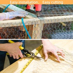 Grillage hexagonal galvanisé en gros pour volailles – Rouleau de treillis métallique pour poulets - Product Image 4