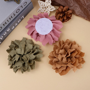 Yupu Fabric Flower Craft Camellia Shape Handmade Home <b>Decoration</b> Hair <b>Shoe</b> Bag Accessories - Product Image 3