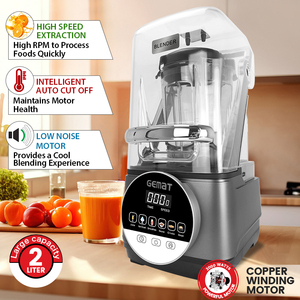 Nouveauté Blender professionnel Contenant en plastique multifonctionnel Blender commercial Blender industriel Contrôle par pavé tactile - Product Image 3