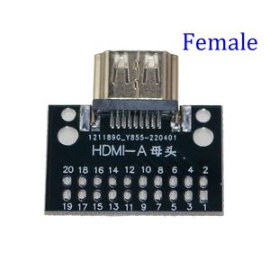 Carte de test compatible HDMI mâle et <span class=keywords><strong>femelle</strong></span> 19 broches, connecteur mâle 19P avec carte de test PCB, type de soudure <span class=keywords><strong>A</strong></span> - Product Image 4