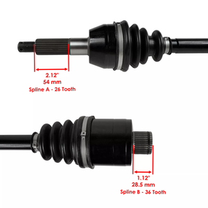 Polaris Arrière LH & RH CV Joint Essieu Driveshaft Type Modèle 1332421 1332511 1332654 1332935 - Product Image 4