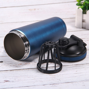 Botella Mezcladora de Proteína Personalizada de Acero Inoxidable, a Prueba de Fugas, para Gimnasio, Fitness, Deportes, Batidos de Proteína, Vaso para Agua - Product Image 2