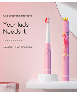 Seago SG-2001 <span class=keywords><strong>3</strong></span> modalità ni-mh batteria personalizzata all'ingrosso Smart <span class=keywords><strong>Sonic</strong></span> bambino bambino spazzolino elettrico ricaricabile - Product Image 4