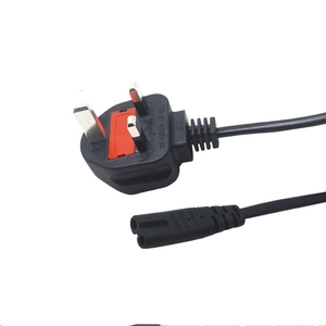 1m 1.2m 2m 2m 3m 5m 0.75MM 3pin Cordon D'alimentation Câble Rétractable <span class=keywords><strong>Secteur</strong></span> 2 Pin Uk Plug C7 Figure 8 Câbles D'alimentation - Product Image 3