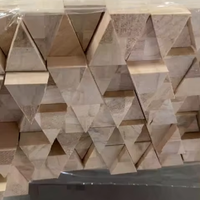 Tira de madera triangular para clientes de madera dura, tira de madera maciza, tira de madera de ángulo recto, Material de modelo de construcción DIY isósceles