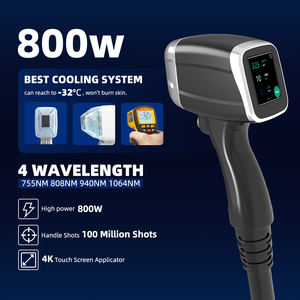 Machine professionnelle de dépilation laser à diode 4 ondes 808 la plus avancée, laser à diode 4 ondes <span class=keywords><strong>pour</strong></span> l'épilation - Product Image 4