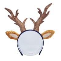Serre-tête de Noël en forme de bois de renne pour femme, accessoire élégant pour fête, costume de cosplay, festival