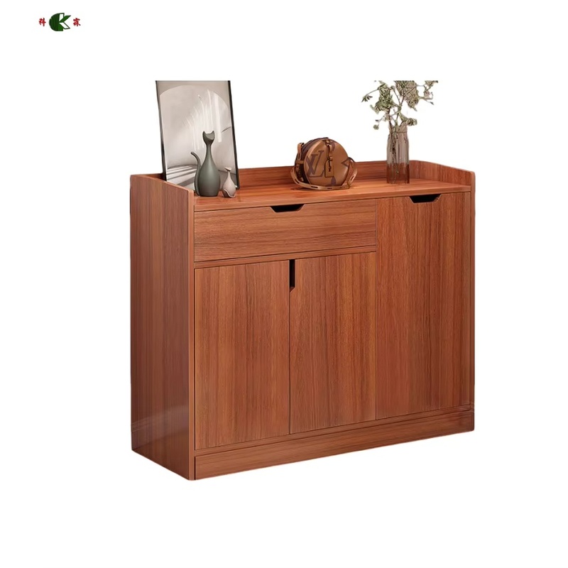 Modern Minimalist Panel Shoe Cabinet with