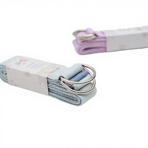 Correas de Tela de Poliéster de Dos Colores para Danza, Yoga y Estiramiento, Cinturón de Yoga y Deporte - Product Image 3