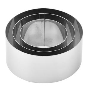 Moule à <span class=keywords><strong>mousse</strong></span> de fromage sans soudure en acier inoxydable 304 L&B Model LB232, résistant au lave-vaisselle, sûr pour les aliments, outils de cuisson durables, vente en gros - Product Image 5